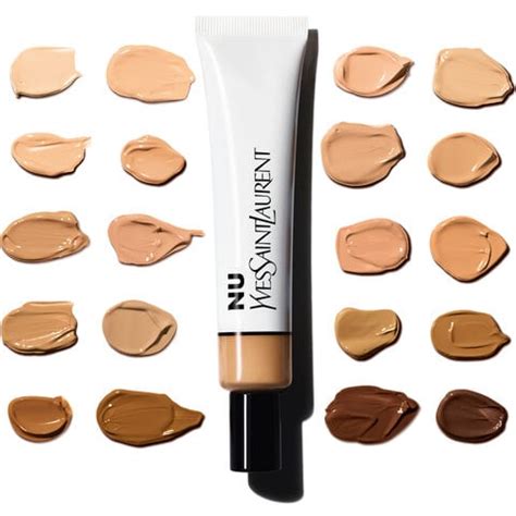 ysl nu bare look tint shade finder|nu skin boots.